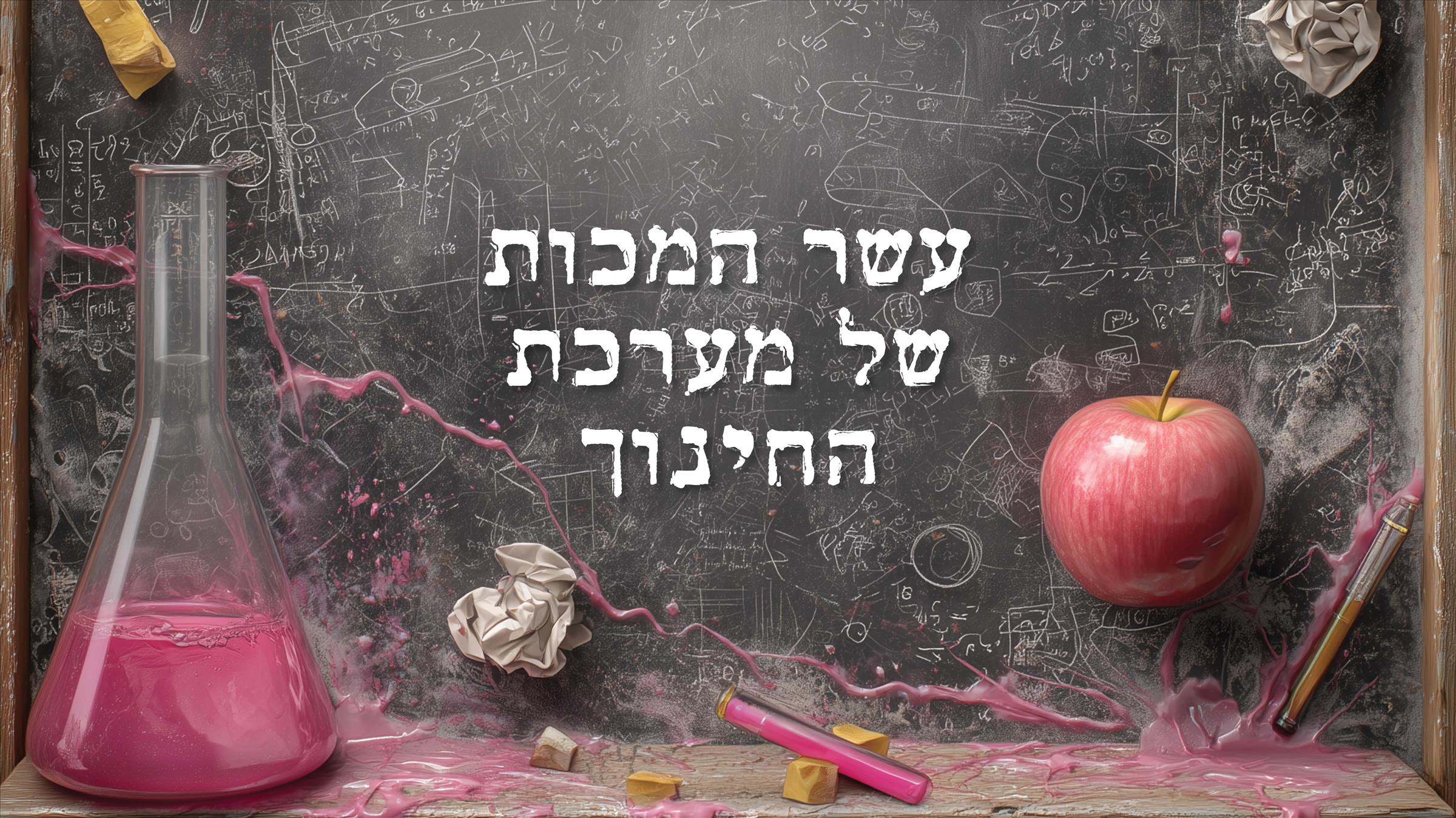 עשר המכות של מערכת החינוך