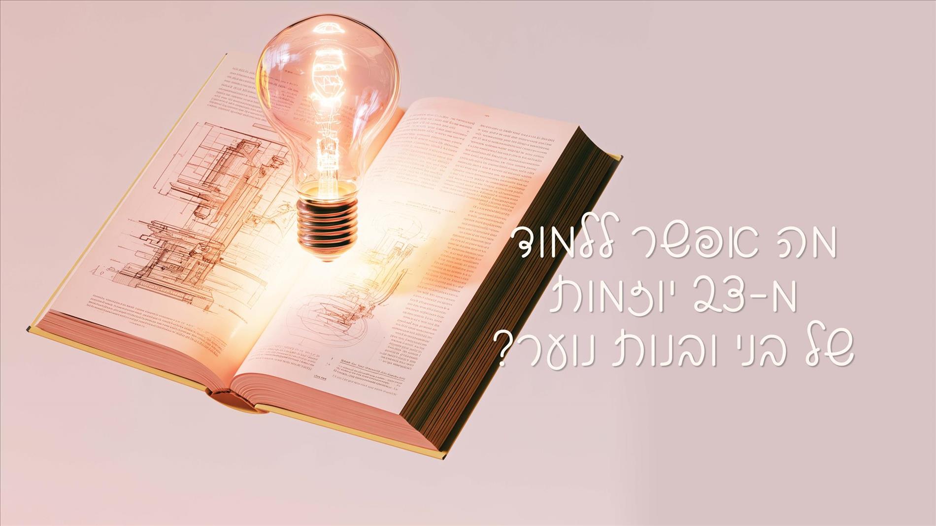 מה אפשר ללמוד מ-23 יוזמות של בני ובנות נוער?